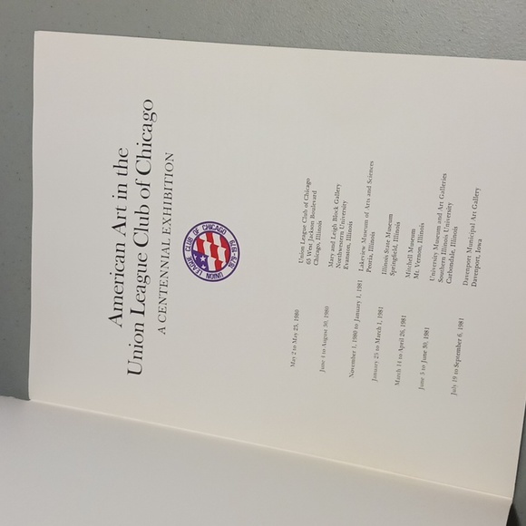 American Art in the Union League Club of Chicago Catalogue #eshopchicago Rare! - Picture 4 of 5